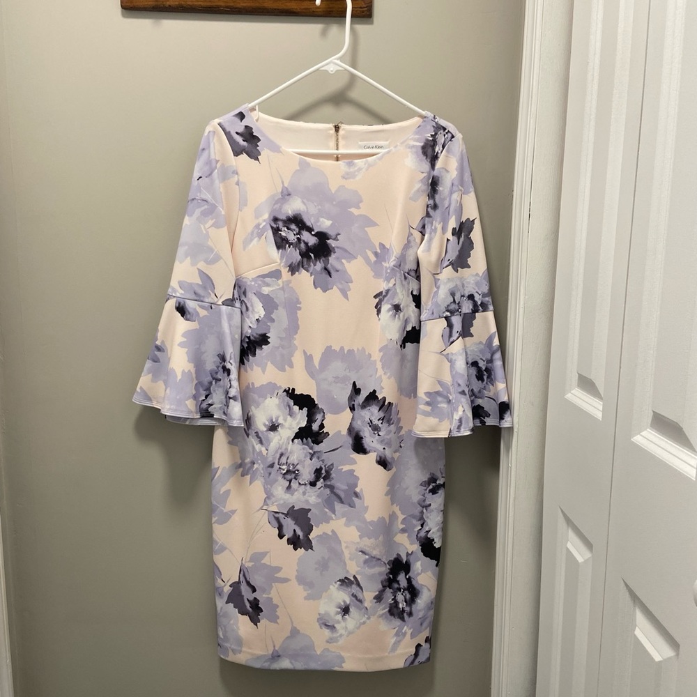 Calvin Klein 3/4 Sleeve Dress